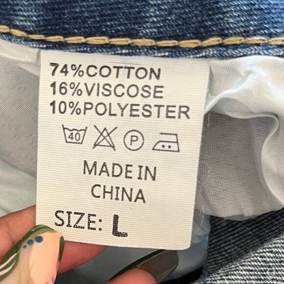 Xplusware Gold Metallic Denim Maxi Skirt – Size Large - Picture 9 of 12